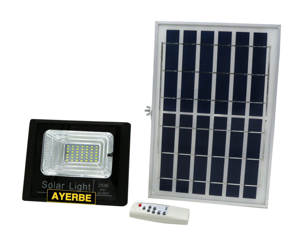 Foco solar led 60W con sensor, Ayerbe