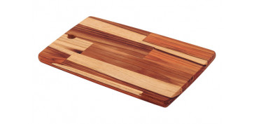 TABLA CORTAR MADERA TECA RECTANGULAR KITCHEN 34 X 23 CM