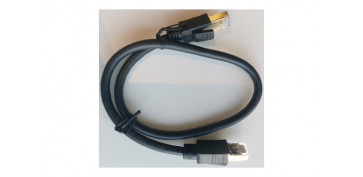 Cables - CABLE ETHERNET RJ45 CAT-8 0,5 M NEGRO 