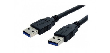 Cables - CABLE USB A/ USB A MACHO/MACHO 2M NEGRO 