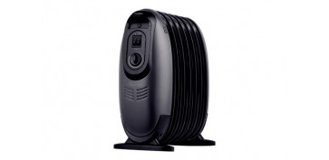 RADIADOR MINI ECOLOGICO NEGRO 7 ELEMENTOS 600 W