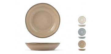 Novedades - PLATO STONEWARE ANTIBES SURTIDO Ã˜ 20 CM HONDO