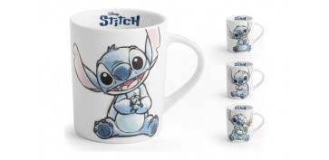 Novedades - MUG PORCELANA STITCH SKETCH 33 CL