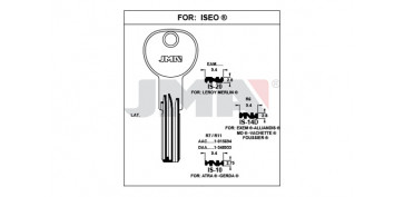 Material de carpintería - LLAVE SEGURIDAD LATON S-10